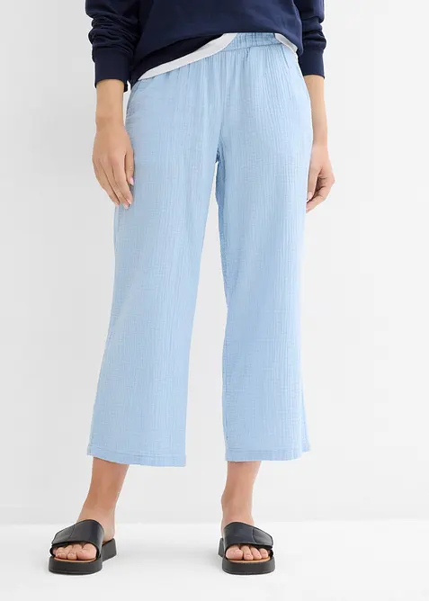 Jupe-culotte en gaze de coton, bonprix