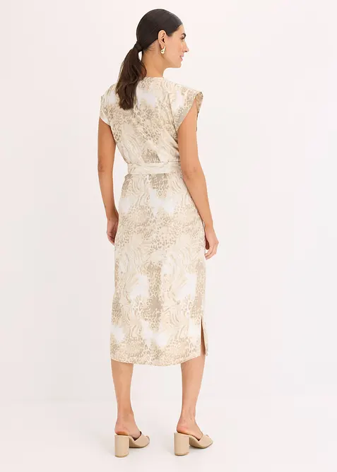 Robe en viscose et ceinture (ens. 2 pces), bonprix