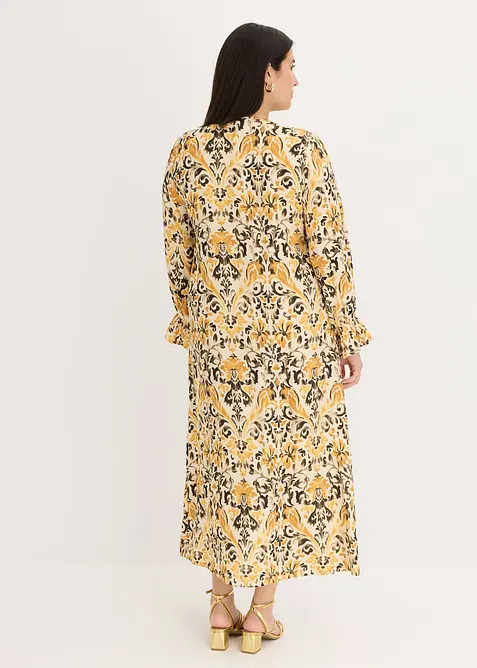 Robe caftan imprimée en viscose fluide, bonprix