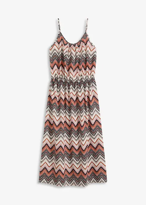 Robe imprimée à fines bretelles, bonprix