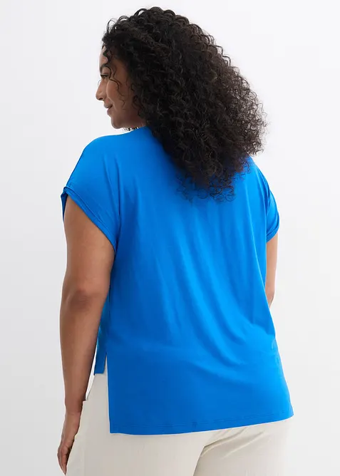T-shirt fluide oversize en viscose mélangée, bonprix