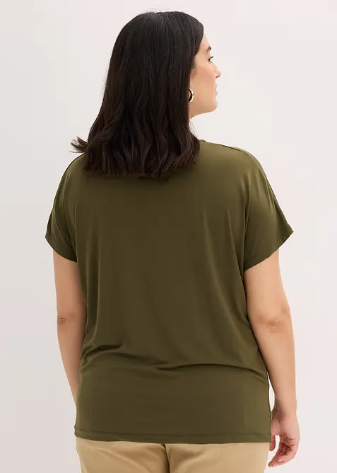 T-shirt avec anneau d&eacute;coratif, bonprix