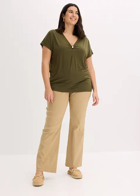 T-shirt avec anneau d&eacute;coratif, bonprix