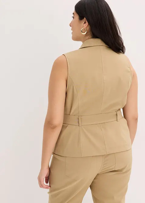 Gilet sans manches avec ceinture, bonprix