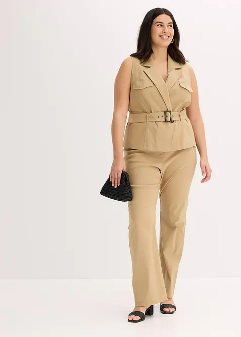 Gilet sans manches avec ceinture, bonprix