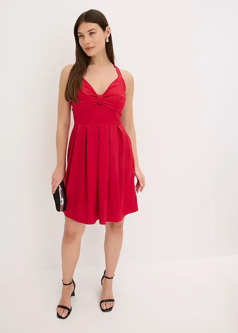 Robe courte en satin brillant, bonprix