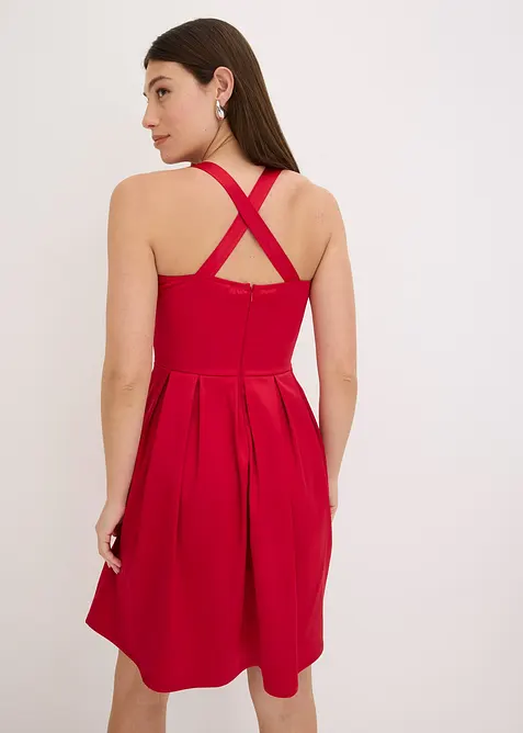 Robe courte en satin brillant, bonprix