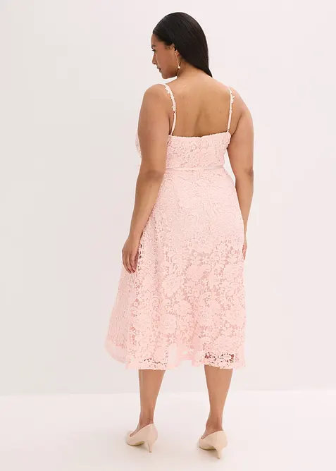 Robe en dentelle à bretelles, bonprix