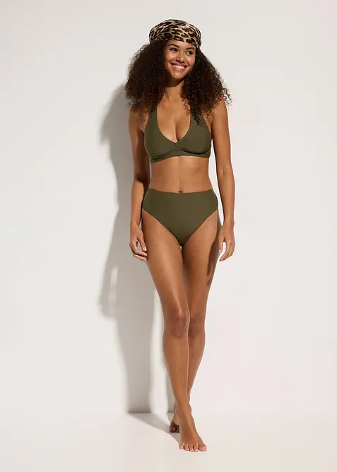 Haut de bikini dos nu à encolure V, bonprix