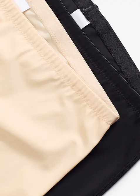 Lot de 2 panties sculptants, maintien modéré, bonprix