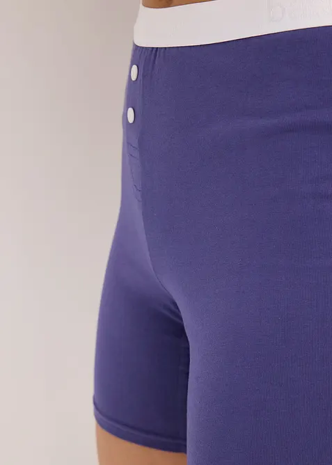 Lot de 4 boxers femme coton mi-longs, bonprix