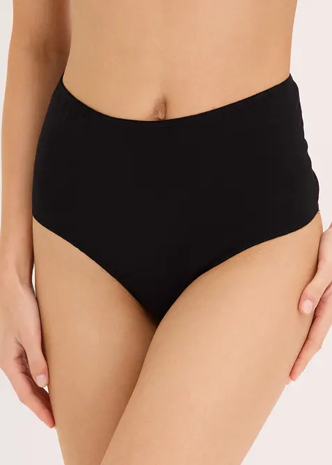 Lot de 4 strings taille haute coton, bonprix