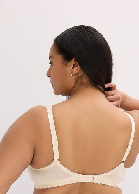 Lot de 2 soutiens-gorge coton moulés, non rembourrés, sans armatures, bonprix