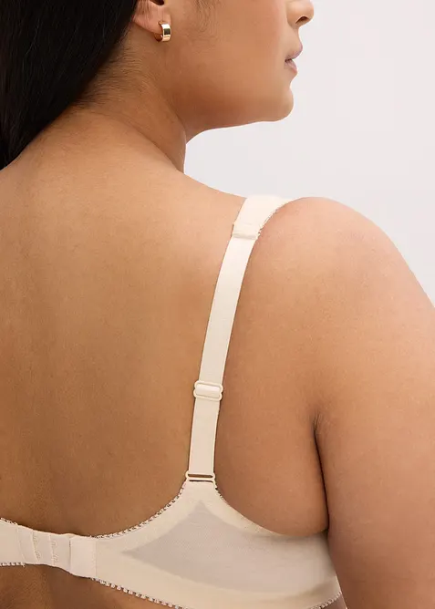 Lot de 2 soutiens-gorge coton moulés, non rembourrés, sans armatures, bonprix