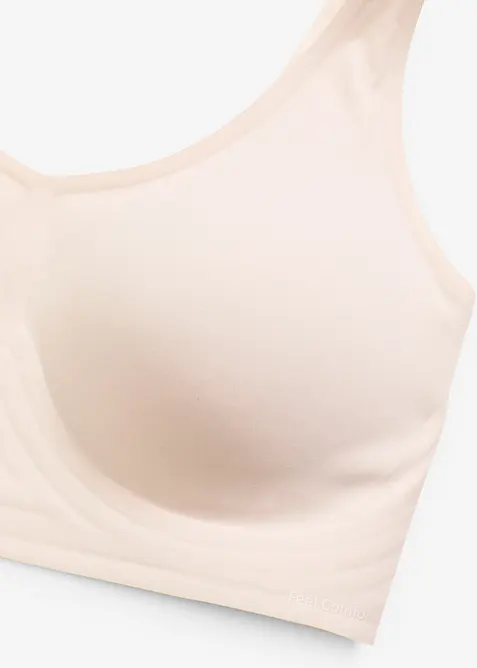 Soutien-gorge moulé Feel Comfort, rembourré, sans armatures, découpes laser, bonprix