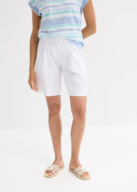 Short léger en lin mélangé, bonprix