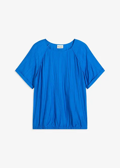 Blouse manches courtes en viscose mélangée, bonprix