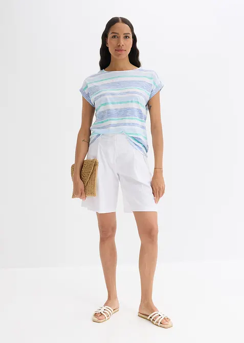 Short léger en lin mélangé, bonprix