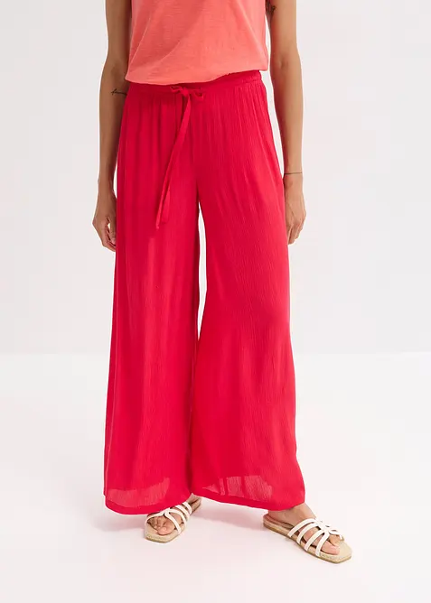 Pantalon large en viscose fine, bonprix