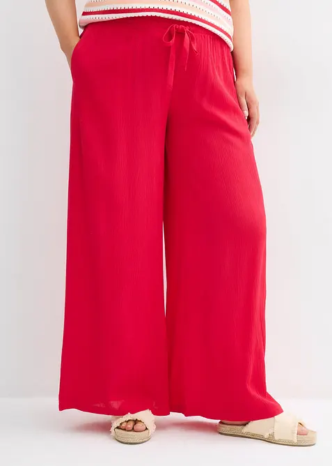 Pantalon large en viscose fine, bonprix