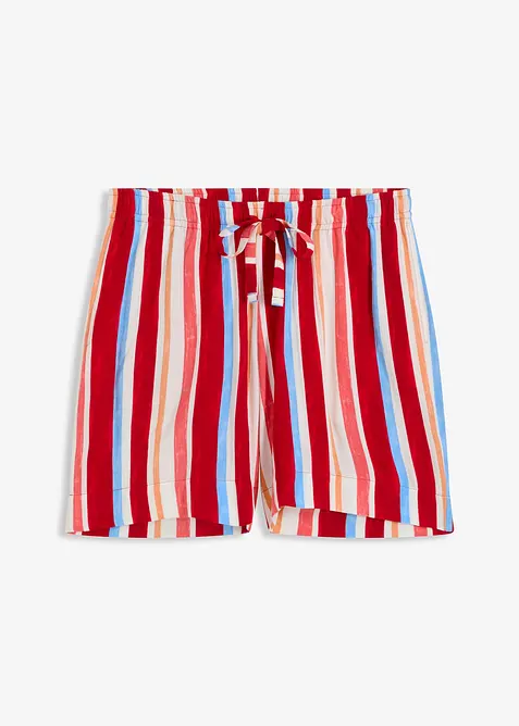 Short &agrave; taille &eacute;lastiqu&eacute;e en viscose, bonprix