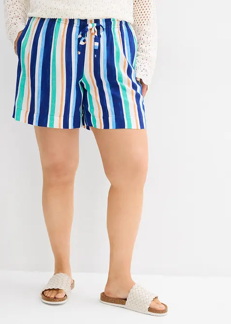 Short à taille élastiquée en viscose, bonprix