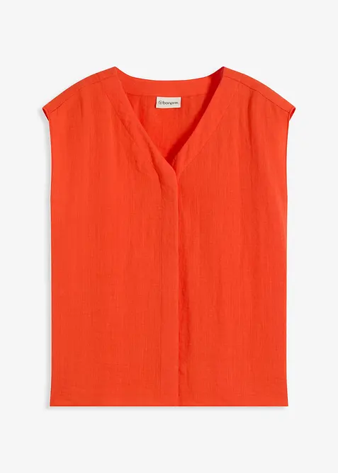 Chemisier sans manches en viscose mélangée, bonprix