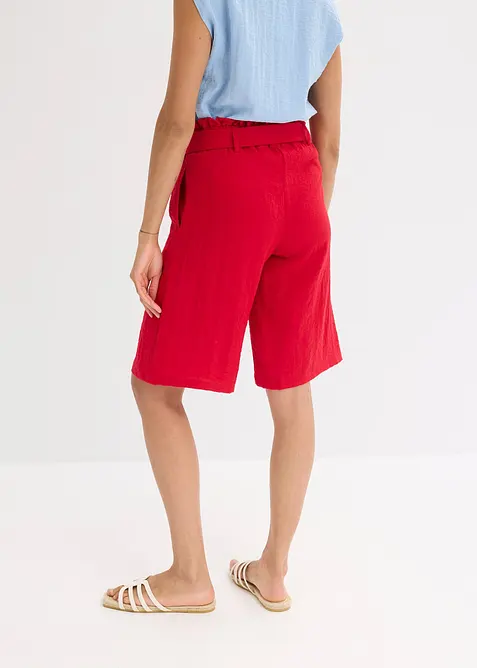 Bermuda fluide en viscose mélangée, taille élastiquée, bonprix