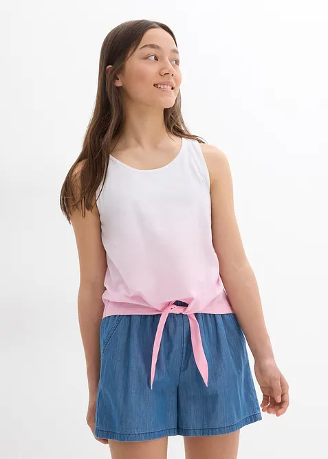 Lot de 2 tops 100% coton, bonprix