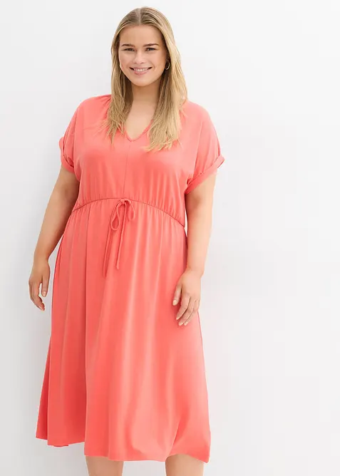 Robe en jersey de viscose mélangée, bonprix