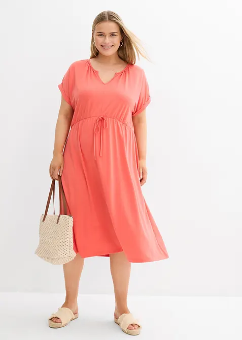 Robe en jersey de viscose mélangée, bonprix