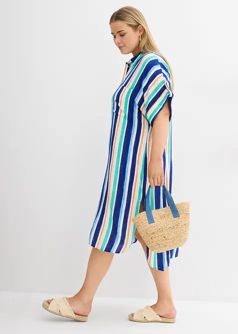 Robe-chemise en viscose fluide, bonprix