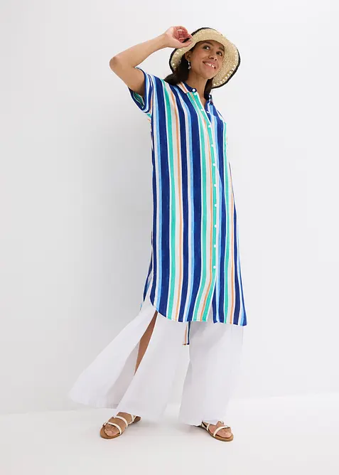 Robe-chemise en viscose fluide, bonprix