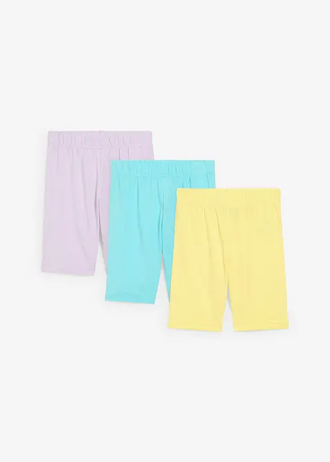 Lot de 3 cyclistes en coton extensible, bonprix