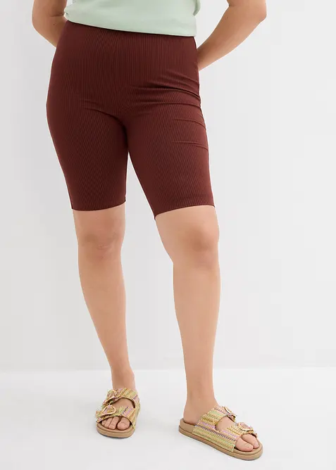 Cycliste taille haute en jersey côtelé, bonprix