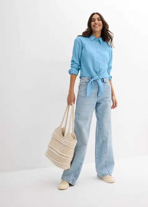 Chemisier en gaze de coton, bonprix