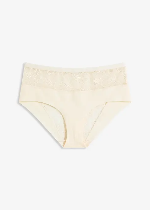 Culotte Maxi avec dentelle, découpes laser, bonprix