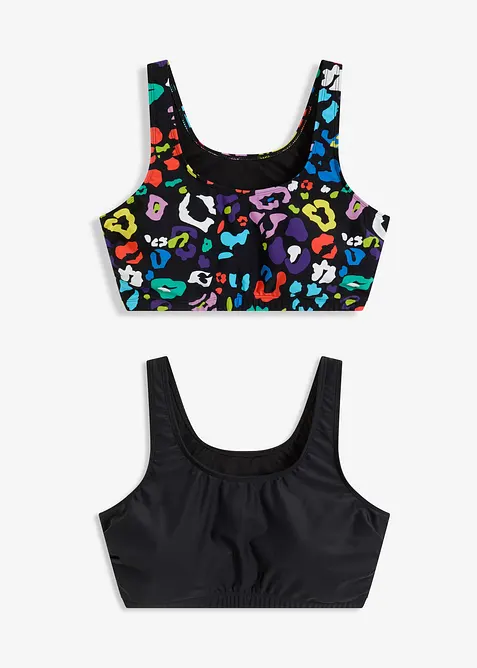 Lot de 2 hauts de bikini brassière, bonprix
