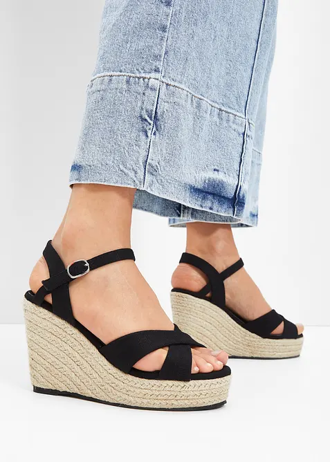 Sandales compensées, bonprix