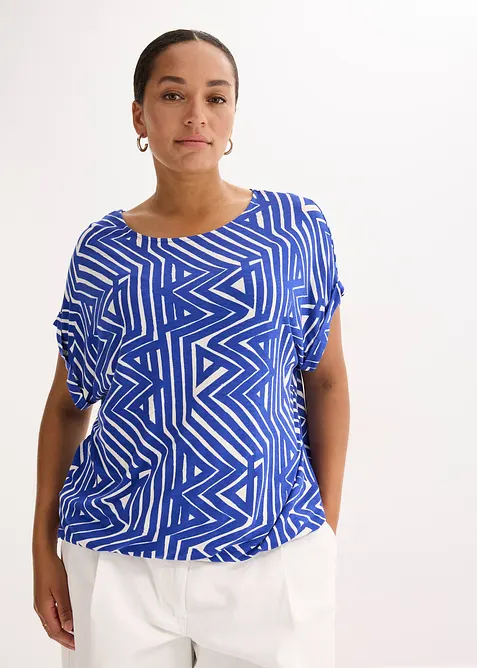 T-shirt fluide et oversize en viscose extensible, bonprix