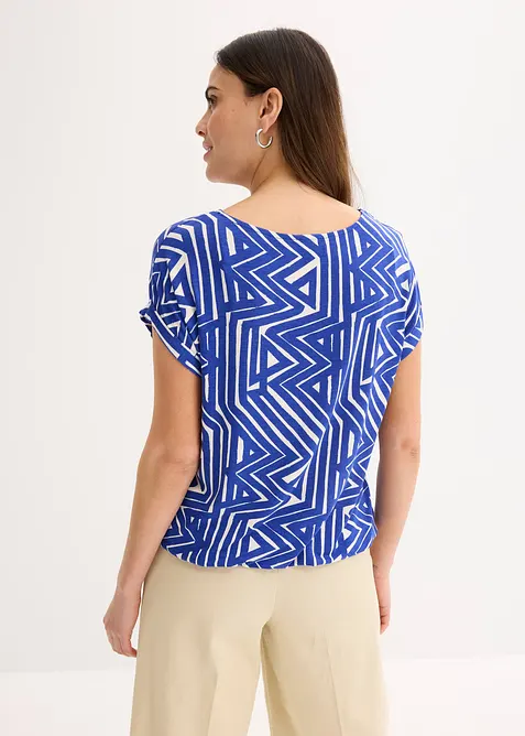 T-shirt fluide et oversize en viscose extensible, bonprix