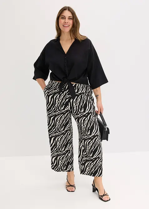 Chemisier en lin mélangé, bonprix