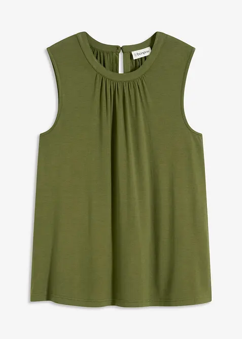 Blouse sans manches en jersey, bonprix