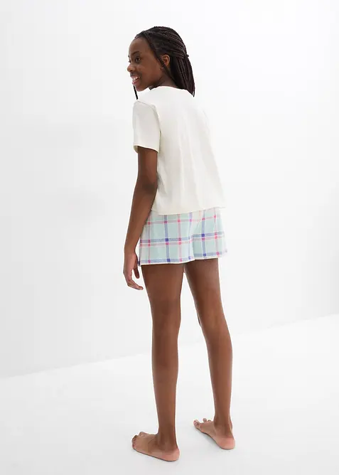 Lot de 2 pyjashorts 100% coton, bonprix