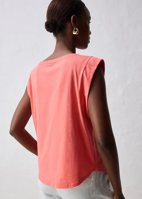 T-shirt coton et soie, bonprix