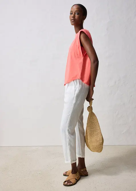 T-shirt coton et soie, bonprix