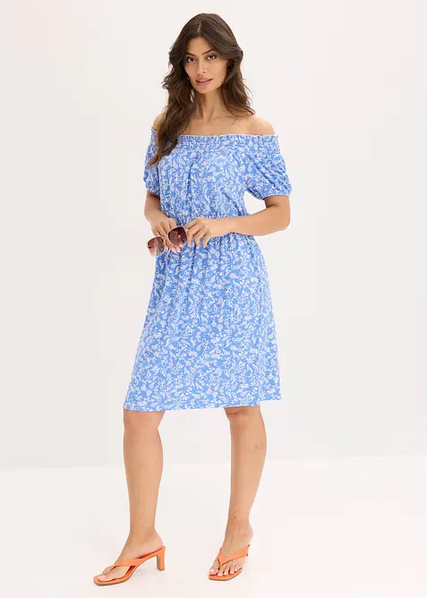 Robe col bardot, bonprix