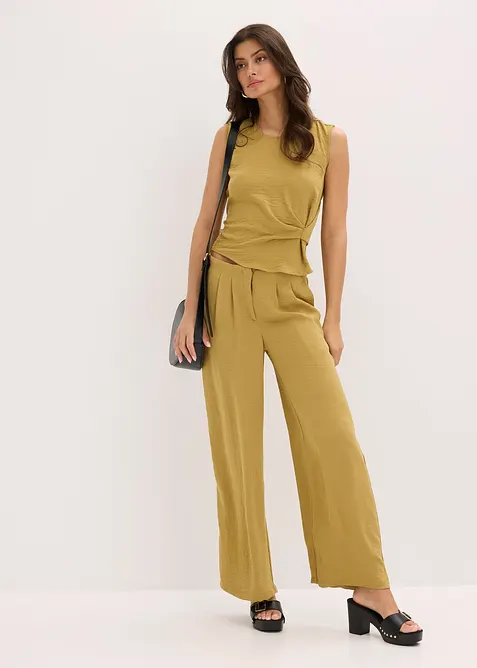 Pantalon texturé, bonprix