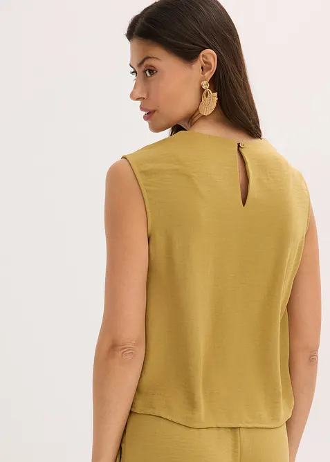 Blouse sans manches nouée sur le côté, bonprix