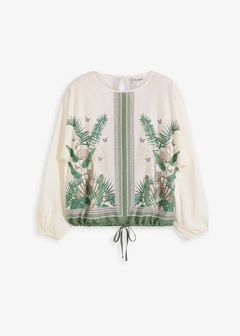 T-shirt tunique imprimé, bonprix